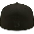 thumbnail image 4 of Men's New Era Philadelphia Eagles Black on Black Alternate Logo 59FIFTY Fitted Hat, 4 of 5