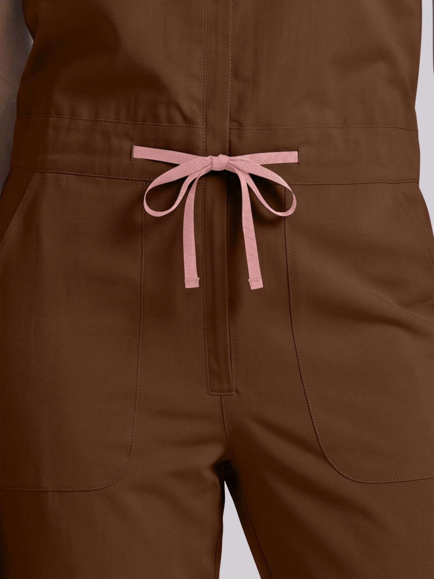 Scrubstar Ultimate Women’s Antimicrobial Drawstring Straight Leg Scrub Jumpsuit, Sizes XS–2XL