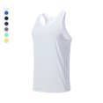 thumbnail image 4 of Wyobmus Men's Workout Tank Tops Gym Bodybuilding Cut Off Muscle Shirt Lightweight Stretchy Training Fitness Sleeveless T Shirts White, 4 of 8