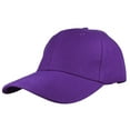 thumbnail image 3 of Gelante Adult Plain Baseball Hat Cap Adjustable Back Strap 12 Pack-Purple, 3 of 5