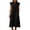 AA-Black1071, variant on Women's Sleeveless Mini Dress Crew Neck Loose Dresses Summer Everyday Shift Minis