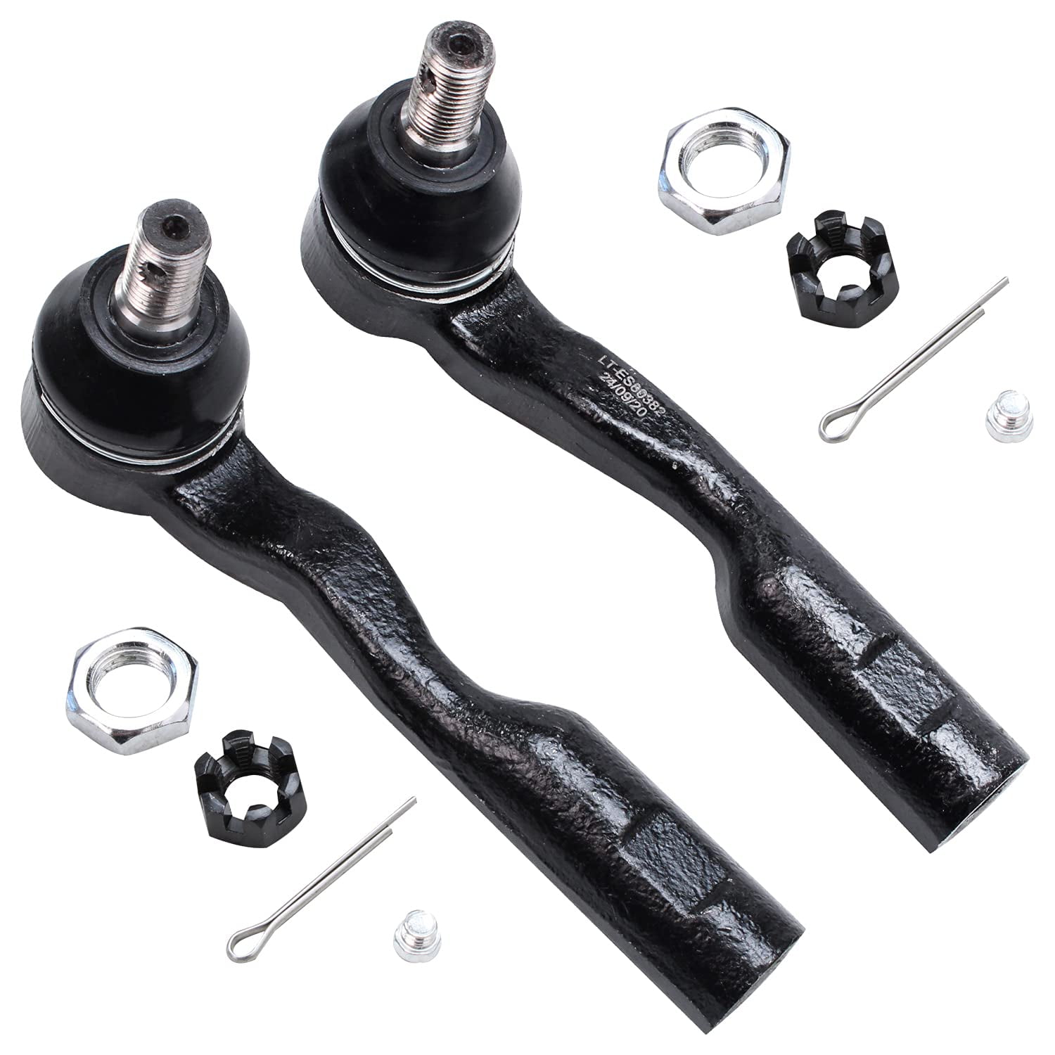 Detroit Axle - 11pc Front Rack and Pinion Kit for 2004-2006 Toyota Tundra 04-07 Sequoia, 1 Rack and Pinion 2 Wheel Bearings 2 Outer Tie Rods 2 Sway Bars 4 Ball Joints 2005 Replacement