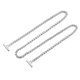 thumbnail image 1 of Correa de Cadena de Hierro Plano Unique Bargains 47' Plateado, 1 of 6