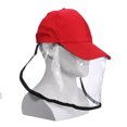 thumbnail image 1 of 2 In 1 Removable Anti-spitting Splash Protective Hat Anti Sunlight Windproof Dust-proof Mask Face Cover Cap Unisex, 1 of 1