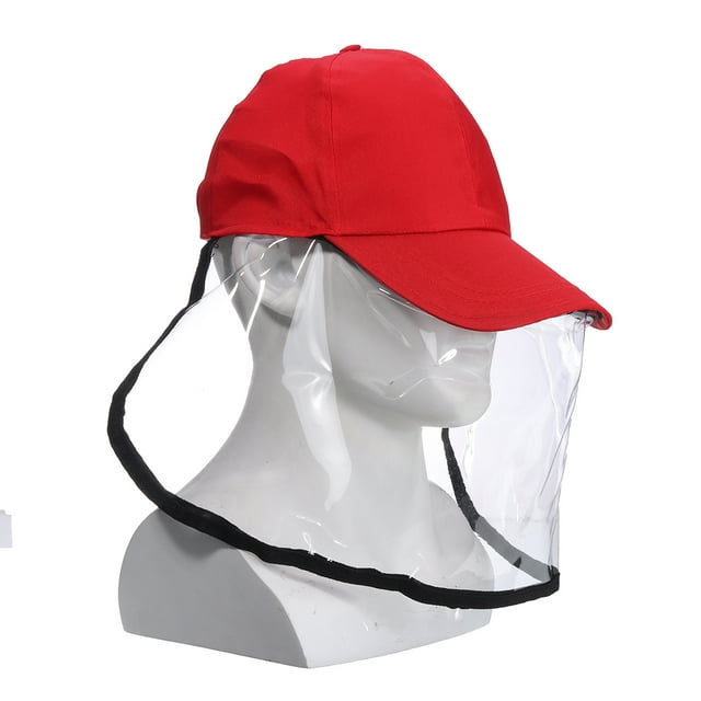 2 In 1 Removable Anti-spitting Splash Protective Hat Anti Sunlight Windproof Dust-proof Mask Face Cover Cap Unisex
