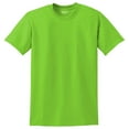 thumbnail image 5 of Gildan DryBlend Short Sleeve T-Shirt for Men, Crew Neck, Classic Fit, Lime, S-3XL, 1-Pack, 5 of 5