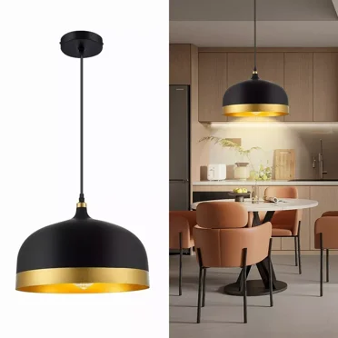 FINE MAKER Modern 1-pack Pendant Light Kitchen Island Ceiling Hanging Lamp Chandelier