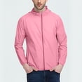 thumbnail image 1 of Men's Winter Long Sleeve Faux Leather Motorcycle Jacket with Zipper for Outdoor and Casual Wear, 1 of 4