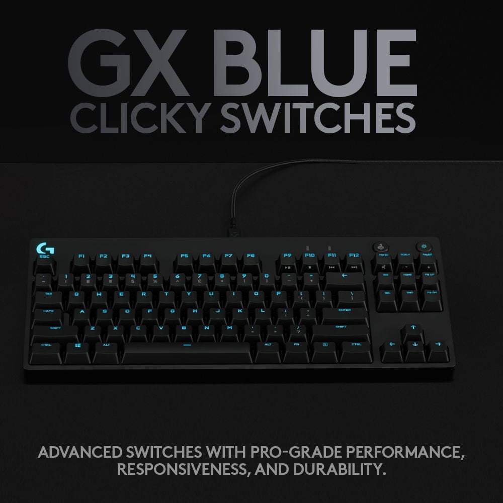 Logtiech G PRO Mechanical Gaming Keyboard, Designed for professional gamers