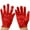 Red, variant on Ediodpoh Women Colorful Stage Performance Sequin Gloves for Dress Decoration Party and Performance Events Hot Pink