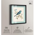 thumbnail image 2 of Little Blue Bird Shadowbox Print Botanical Art by Art Remedy, Black Frame, 24 x 30, 2 of 6