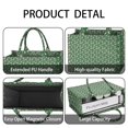thumbnail image 4 of Large Capacity Tote Bag,Green Christmas Snowman Pattern Handbag Fashion Luxury Tote Bag,15.7"x13"x 5.1" Inches,Laptop Compatible, 4 of 6
