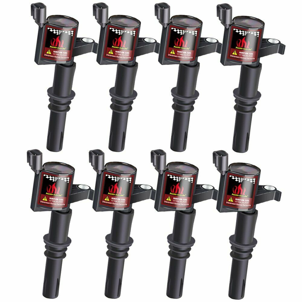 Yellow DG511 Set of 8 Ignition Coil on Plug Pack For 04-08 Ford F-150 F150 Lincoln Mercury 5.4L 4.6L C1541 FD508 