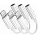 thumbnail image 1 of 3 Pack Apple Lightning to 3.5 mm Headphone Jack Adapter, [Apple MFi Certified] iPhone Earphone Audio Converter, Compatible with iPhone 13/12/11 Pro/XR, 1 of 4