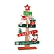 thumbnail image 1 of Adorno de escritorio de árbol de Navidad de madera, placa de letrero navideño artesanal de arte estético, Estilo A, 1 of 9