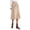 Beige, variant on Lixiuxyad Women's Skirt Women's Suede A Line Midi Skirt With Elastic Waist And Front Pockets For Fall And Winter,Beige