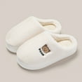 thumbnail image 2 of Dakaela Slipper House Slippers for Women Men Plush Fuzzy Bedroom Shoes Indoor Couple Slip on Slides, 2 of 6
