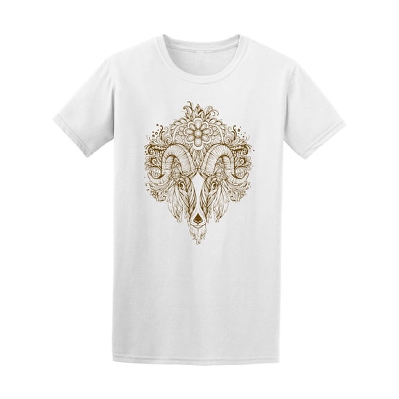Beautiful Vintage Goat Sketch Tee Men's -Image by Shutterstock
