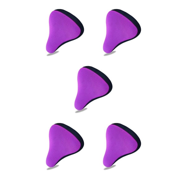 ziyahi Bike Seat Cover Breathable Padded Seat Cover for Riding Equipment Red Purple 5PCS