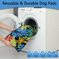 thumbnail image 5 of Reusable Washable Puppy Pads Tropical Print, Absorbent Dog Pee Mat with Stay-Put Backing for Home and Kennel Use (Hawaiian plant patterns, 24" x35"), 5 of 8