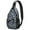 Black-1, variant on Ocean & Beach Coral Sling Bag - Durable Crossbody Shoulder Backpack with Versatile Wear & Travel-Ready Design - Tropical Fish & Seaside Inspired Pack for Outdoor Adventures, Commuting