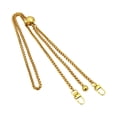 thumbnail image 4 of Monedero Correa de cadena Ajustable Aleación Moda Cómodo 47 pulgadas Bolsa Correa de cadena Áurea dorada jinwen Cadena de monedero ajustable, 4 of 8
