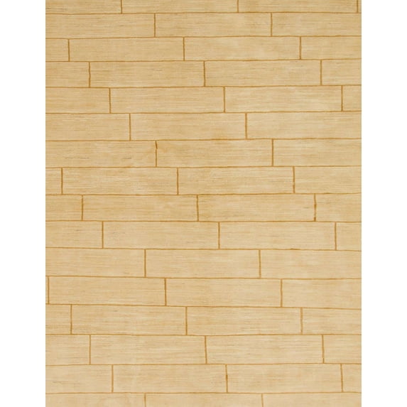 Ahgly Company Machine Washable Indoor Rectangle Abstract Orange Area Rugs, 4' x 6'