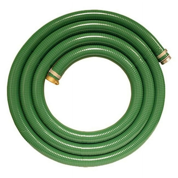 98128010 1.5 in. x 20 ft. PVC Suction Hose - Green