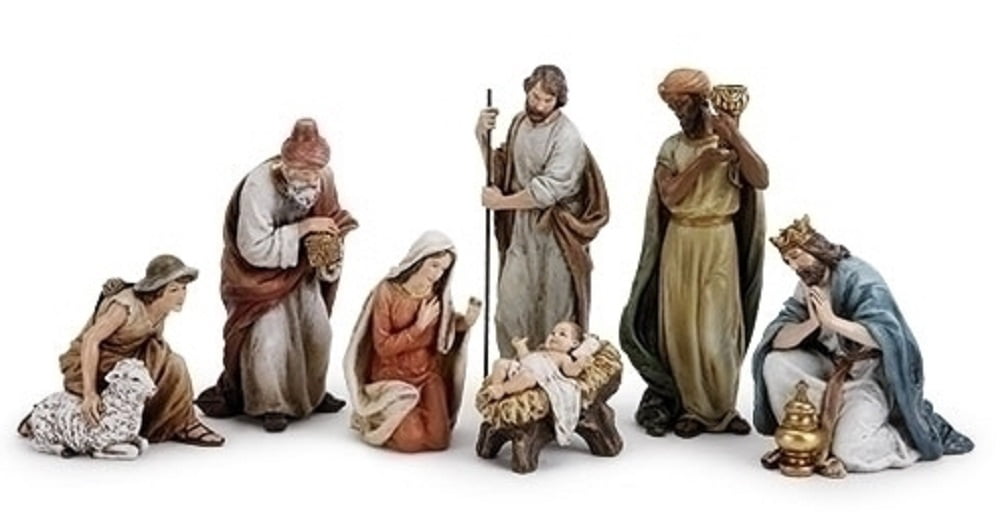 walmart outdoor christmas nativity sets