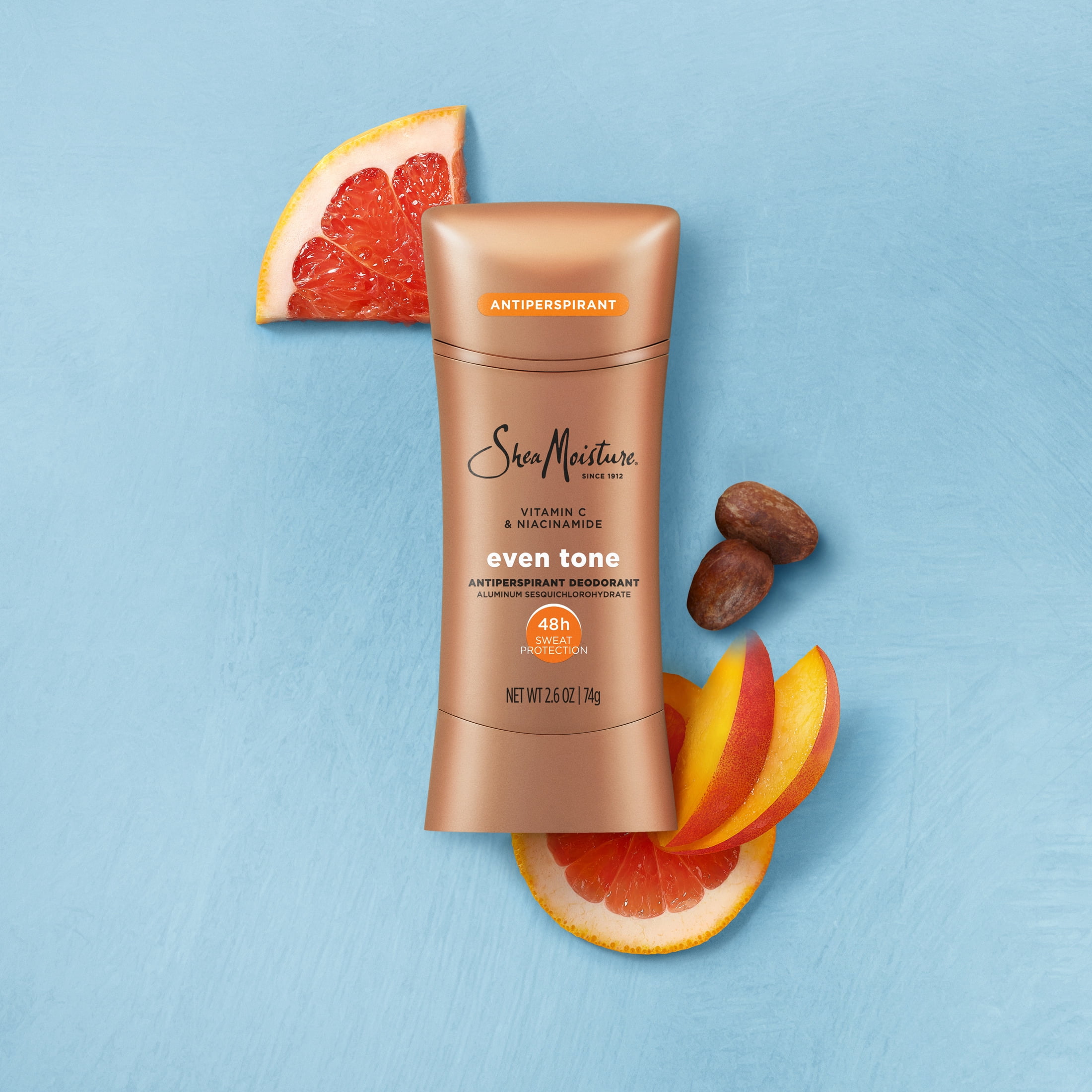 SheaMoisture Antiperspirant Deodorant Stick For 48HR Sweat & Odor Protection Even Tone With No Parabens & No Mineral Oil ,2.6 oz