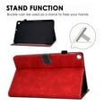 thumbnail image 3 of Dteck Case For Samsung Galaxy Tab A7 10.4" SM-T500 T505 (2020 Released),Magnetic Leather Card Holder Wallet Folio Flip Kickstand Cover 10.4-inch ,Red, 3 of 6
