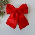 thumbnail image 5 of DefiDgd Christmas Large Velvet Bows Home Decoration,Christmas Bow Holiday Bow for Front Door Wreath Decorations Tree Topper Bow Christmas Decorations(Red), 5 of 6