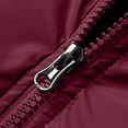 thumbnail image 6 of Maoxin Mens Tops Fashionable Men's Solid Color Long Sleeve Hoodless Casual Outwear Jackets Wine 3XL, 6 of 8