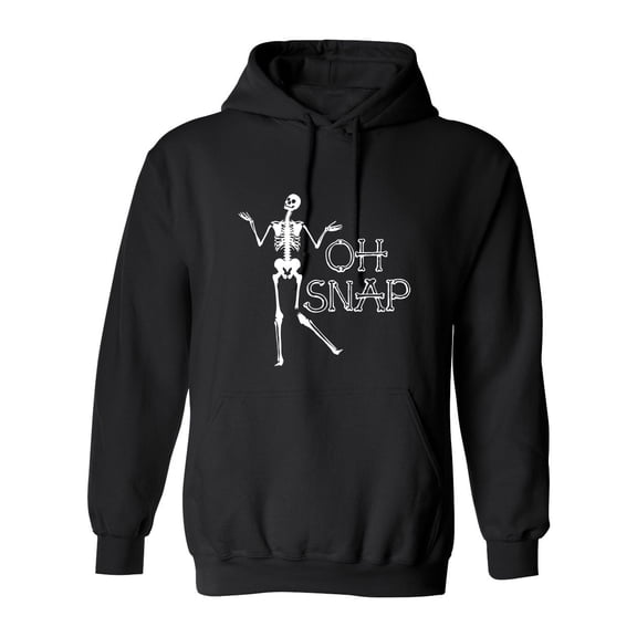 Oh Snap Skeleton Sarcastic Novelty Gift Idea Adult Humor Funny Men's Hoodies