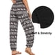 thumbnail image 5 of Pantalones harén para mujer, pantalones bohemios de yoga de cintura alta con bolsillos lavables a máquina, 5 of 5