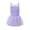 Purple, variant on Toddler Girls Winter Dance Dress Sleeveless Bodysuit Tutu Outfit Clothes