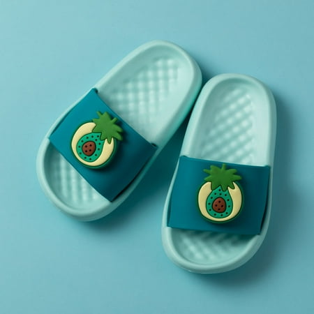 

Summer Children Toddler Baby Girls Boys Glow Fruit Slippers LED Light Up Shoes