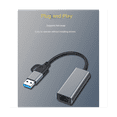 USB Type C To RJ45 Wired Network Card External Wired USB 3.0 To