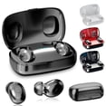 thumbnail image 3 of Wireless Earbuds 75hrs Bluetooth 5.3 Headphone Sport, 2026 Bluetooth Earbuds Stereo Deep Bass Over Ear Bud with Earhooks, ENC Noise Cancelling Mic, IPX7 Waterproof Earphone - Red, 3 of 6