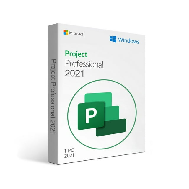 Prime Micsoft Project 2021 Professional - Full License with Product Keycard for Activation