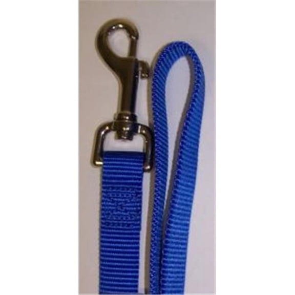 Omni Pet 445-34154 Omni Pet No.3404 BL .75 inX4ft Nylon Lead Color Blue