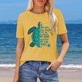 thumbnail image 6 of jowamay Sea Turtle Shirts for Women Crew Neck Trendy Graphic Tees Funny Casual Clothes Short Sleeve for Vacation Beach Travel, 6 of 7
