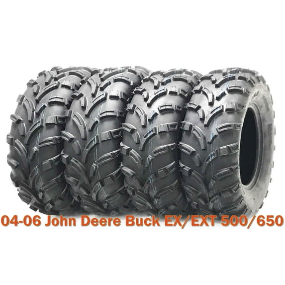 04-06 John Deere Buck EX/EXT 500/650 Full Set ATV tires 25x8-12 & 26x10-12 P373