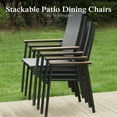 thumbnail image 2 of Sophia & William 9 Piece Patio Dining Set Outdoor Textilene Chair & Table Furniture Set, 2 of 8