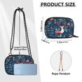 thumbnail image 3 of Crossbody Handbag Phone Purse Mobile Phone Bag Crossbody Phone Bag Comfortable and Durable Christmas Deer Picture, 3 of 7