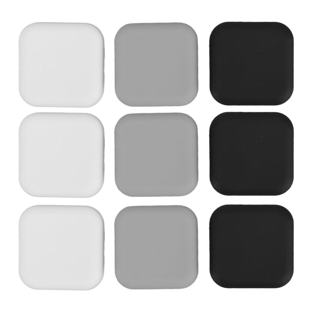 12 Uds. Parachoques para manija de puerta, almohadilla de tope de puerta con amortiguación de ruido de silicona autoadhesiva transparente, Protector de pared para gabinete de casa y oficina