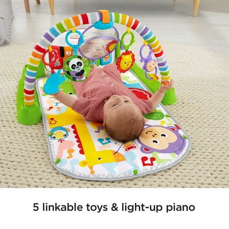 Fisher-Price - Deluxe Kick & Play Piano Gym
