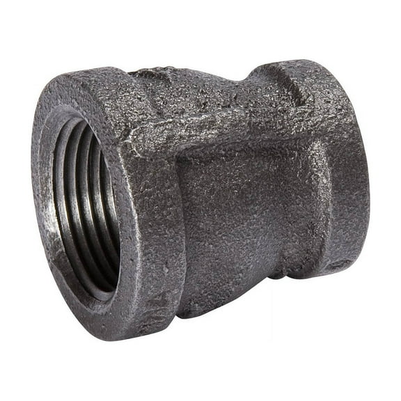 B&K Proline 1-1/2 in. FIP X 1 in. D FIP Black Malleable Iron Hex Bushing