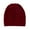 Wine, variant on Dyfzdhu Women Keep Warm Winter Casual Knitted Hat Headgear Beanie Tail Cap Green