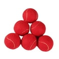 thumbnail image 2 of koolsoo 6 Pcs Balles de Tennis 2,52 Pouces Dia Résistantes à l'Usure pour Sports de Raquette Intérieur Extérieur Rouge, 2 of 9